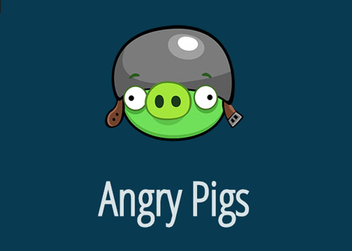 Angry Pigs Game Art