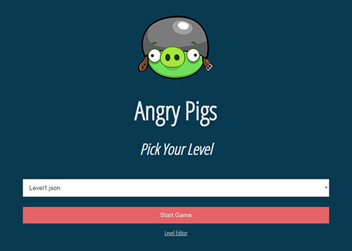 Angry Pigs Level Select