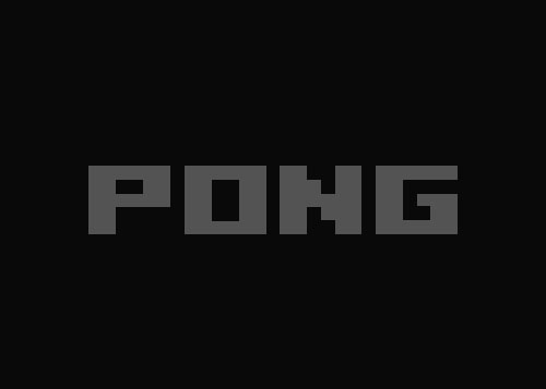 Pong game Art